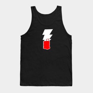 Shazam Packout Lightning SUper Hero Logo Tank Top